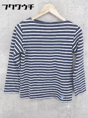 ◇ ORCIVAL オーシバル ボーダー 長袖 カットソー ネイビー ホワイト レディース 【中古】 【1002800504008】