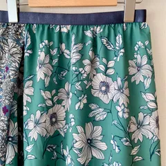 【IENA イエナ】Deveaux　フラワープリントスカート　サイズ36　ペチコート付き　日本製