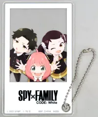 【中古】キーホルダー アーニャ＆ダミアン＆ベッキー アクリルカードチャーム 「一番くじ 劇場版 SPY×FAMILY CODE：White」 I賞