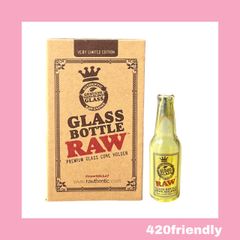 420friendly "RAW" 限定版 GLASS Bottle CONE HOLDER - ガラスボトルコーンホルダー