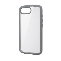[신품·5영업일에 발송]ELECOM ELECOM PMA25STSLFCGY [iPhone2025봄] TOUGH SLIM LITE 프레임 메탈 스티커 첨부
