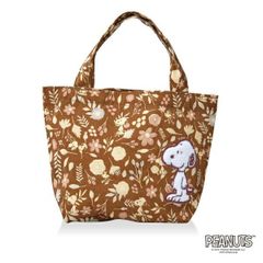 PEANUTS ファミリア スヌーピー アフロスヌーピー トートバッグ ランチ