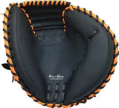 軟式 キャッチャーミット グローブ 黒とオレンジ ゼット 軟式キャッチャーミット オレンジ | スポーツ用品は