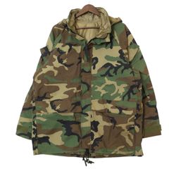 90年代 米軍実物 U.S.ARMY ECWCS GEN1 GORE-TEX パーカー ミリタリー ウッドランドカモ (メンズ LARGE REGULAR) 中古 古着 A3808