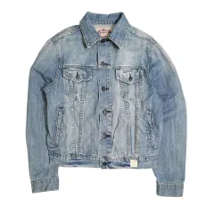 A ＆ F Abercrombie(アバクロンビー) ダメージ ディテール デニム ジャケット