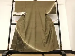 平和屋着物●吉志乃生紬　訪問着　作家物　＆#32065；　段違い文　暈し染め　反端付き　正絹　逸品　AAAZ0271zg 2026年最新】志乃着物の人気アイテム - メルカリ