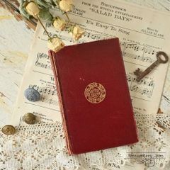 L3705-526 英国ヴィンテージ レザーブック アンティークブック 洋書 古書 インテリア イギリス