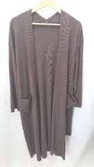 ■ Mila Owen 長袖 ロングカーディガン サイズ1 ブラウン レディース E  【1406180085087】