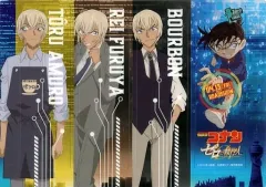 【中古】ブックカバー・しおり(キャラクター) 安室透＆降谷零＆バーボン＆江戸川コナン クリアしおり 「名探偵コナン ゼロの執行人」 AnimeJapan 2018 配布品