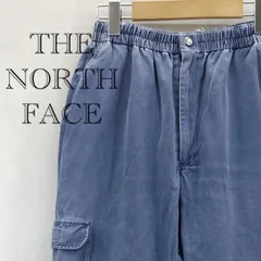 THE NORTH FACE ノースフェイスコットン ジョガーパンツ NT-6129 カーゴパンツ デニム 綿 ボトム LL ブルー レディース