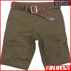 廃盤 バーバリーブラックレーベル ハーフパンツ ノバチェック カーゴTY3102