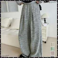 ワイドパンツ レディース ハイウエスト ウエストゴム 美脚 脚長 ベーシック 着やせ ゆったり リラックス ストリート カジュアル 動きやすい ロングパンツ 体型カバー ズボン ダンス ボトムス