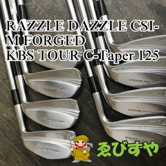 狭山■【中古】 アイアンセット その他 RAZZLE DAZZLE CSI-M FORGED KBS TOUR C-Taper 125 S+ 0[8864]