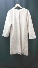 ◇ Te chichi テチチ 無地 もこもこ ゆったりめ かわいい きれいめ 長袖 コート サイズフリー アイボリー レディース E  【1309040063938】