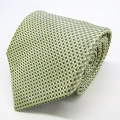 バナナリパブリック ブランド ネクタイ チェック柄 スクエア柄 格子柄 シルク PO メンズ ベージュ Banana Republic 【中古】