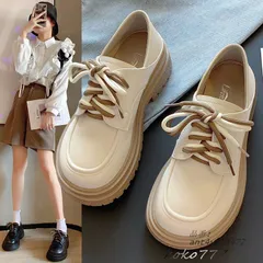 ローファー レディース 革靴 ウォーキング 編み上げ カジュアルローヒール フォーマル スクール おしゃれ お出掛け 通勤 通学 女子靴 太めヒール ant4y671472