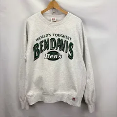 BEN DAVIS 刺繍 パッチ 裏起毛 スウェット トレーナー サイズⅬ №C-2780904 07040701 01