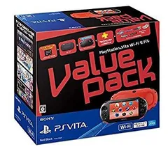 【中古】PlayStation Vita Value Pack Wi-Fiモデル レッド/ブラック【メーカー生産終了】 d2ldlup