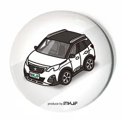 缶バッジ キーホルダー 丸型 31mm 54mm 車 外車 プジョー3008 P84