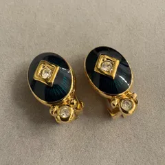 バーバリー オーバル イヤリング  ヴィンテージ【BURBERRY】