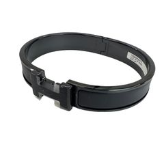 新品未使用 HERMES エルメス Clic HH so black T5 クリックHHソーブラックブレスレット メタリック仕上げ  so black ソーブラック 手首サイズ: 18.5 cm | 幅: 12 mm バングル