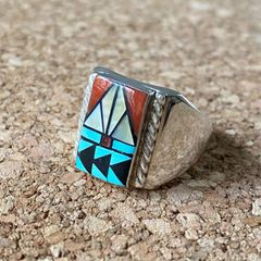 希少】シャーロット・ディシュタ作リング インディアンアクセ - メルカリ