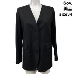 Sov. ソブ ホワイトジャケット 近年 ロング丈 日本製 コットン 