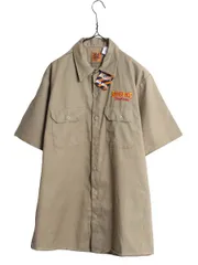 【お得なクーポン配布中!】 デッドストック 80s USA製 ビッグベン 半袖 ワーク シャツ メンズ L 未使用 80年代 ヴィンテージ BIG BEN ラングラー 企業物 ポケット付き