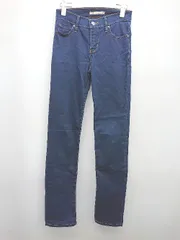 ◇ Levi's リーバイス ストレッチ 312 SHAPING SLIM ジーンズ デニム パンツ サイズ25 ネイビー レディース P  【1406180036898】