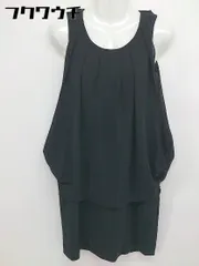 ◇ ships little black シップスリトルブラック ノースリーブ 膝丈 ワンピース サイズS ブラック レディース  【1104190010661】