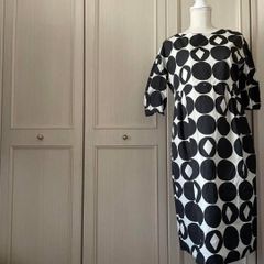 マリメッコMarimekko Kivet ワンピース 36 - メルカリ