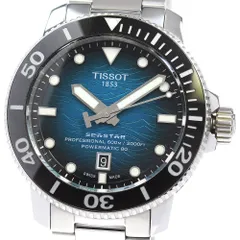 TISSOT ティソ セブン 自動巻 動作品 青 KN0712T(SS 117) TISSOT ティソ セブン 自動巻 動作品 青 KN0712T(SS 117)