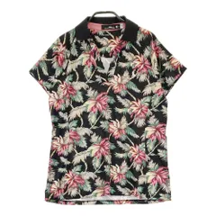 【新品未使用】RLX ラルフローレン フラワー 半袖 ポロシャツ M ゴルフ RLX ストレッチ テーラード フィット パフォーマンス 半袖ポロシャツ