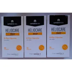 Heliocare ヘリオケア360°Dプラス3箱x30粒 Heliocare ヘリオケア 360 Dプラス 30錠 1本 日焼け止め
