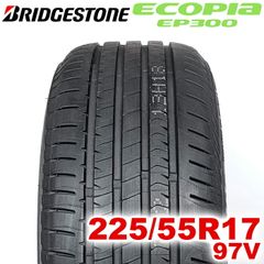【2025年製】 送料無料 BRIDGESTONE 225/55R17 97V ECOPIa EP300  エコピア ブリヂストン ノーマルタイヤ 夏タイヤ サマータイヤ 1本