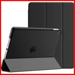 【特価商品】iPad 9.7インチ (2018/2017，第6/5世代用) JEDirect ケース PUレザー 三つ折スタンド オートスリープ機能 (ブラック)