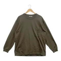 UNIQLO ユニクロ 長そでTシャツ カットソー(七分/長袖) メンズ XL オリーブ　ロンT 20240501-0019
