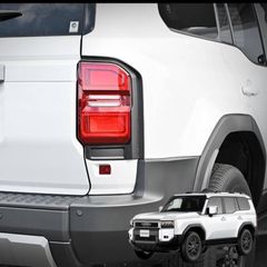 ランドクルーザー 250 TRJ250W 2024(R6).4〜 3D テールレンズフレーム ガーニッシュ マットブラック カスタム エクステリア ドレスアップ カーパーツ 車用品