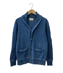 ヒューストン 長袖ニット インディゴカーディガン レディース SIZE M HOUSTON