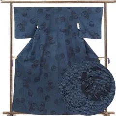 春】21254o 塩沢紬 花植物模様 正絹 紬 リサイクル 着物 2025年最新