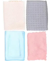 新品 ふきん マイクロファイバー 使い比べセット 4枚入り 拭きあとが残らない 布巾 超吸水 食器拭き クロス 毛羽が残らない キッチンクロス 台布巾 掃除 新調 買い替え キッチンタオル (各種1枚ずつ4枚)