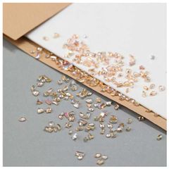 【迅速発送】YQWIN ネイルラインストーン シャンパン 100個セット ガラス製 多形 ネイルアート用品