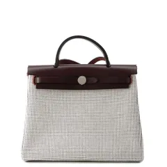 エルメス エールバッグジップPM ルトゥルネ ルージュセリエ/ブラック/シルバー金具 トワルキャドリーユ/ヴァッシュハンター W刻印