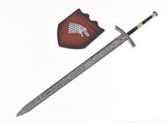 氷の剣1/1 リプリカ 高品質ステンレス鋼刃全長 114cm 重量 1.8kg　美術刀 模擬刀 工芸品模造刀 西洋剣 中世ヨーロッパ風 西洋剣 十字軍剣