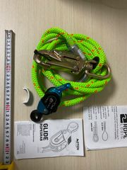 RL ワイヤーコアランヤード× notch GLIDE グラブ　アーボリスト　ツリークライミング　造園　ツリーワーカー　林業　特伐