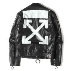2026年最新】OFF-WHITE メンズ レザージャケット・ライダースの人気