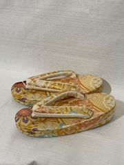子供　草履 七五三 3歳 女の子 金襴生地　草履 18cm