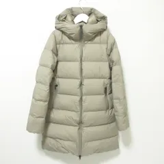 美品 THE NORTH FACE ノースフェイス WS DOWN SHELL COAT ウィンドストッパーダウンシェルコート NDW91964 M ベージュ レディース 古着 中古 USED