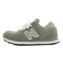 ニューバランス NEW BALANCE W574GS スニーカー スエード メッシュ ローカット ロゴ US7.5 24.5cm グレー /XZ ■GY37のサムネイル