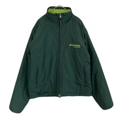 【XSサイズ】古着　Columbia　リバーシブルジャケット　ボアフリース　TITANIUM　フルジップ　刺繡ロゴ